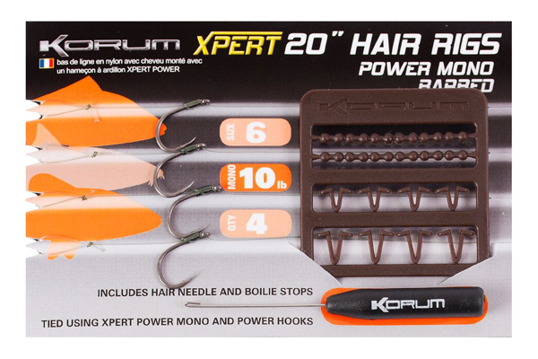 Korum Xpert Power Mono Hair Rig con Barba