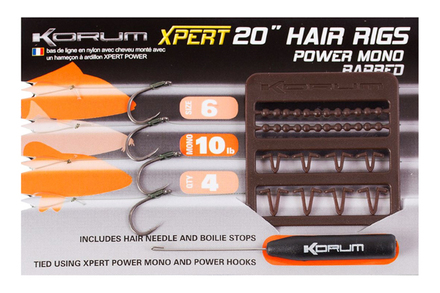 Korum Xpert Power Mono Hair Rig con Barba