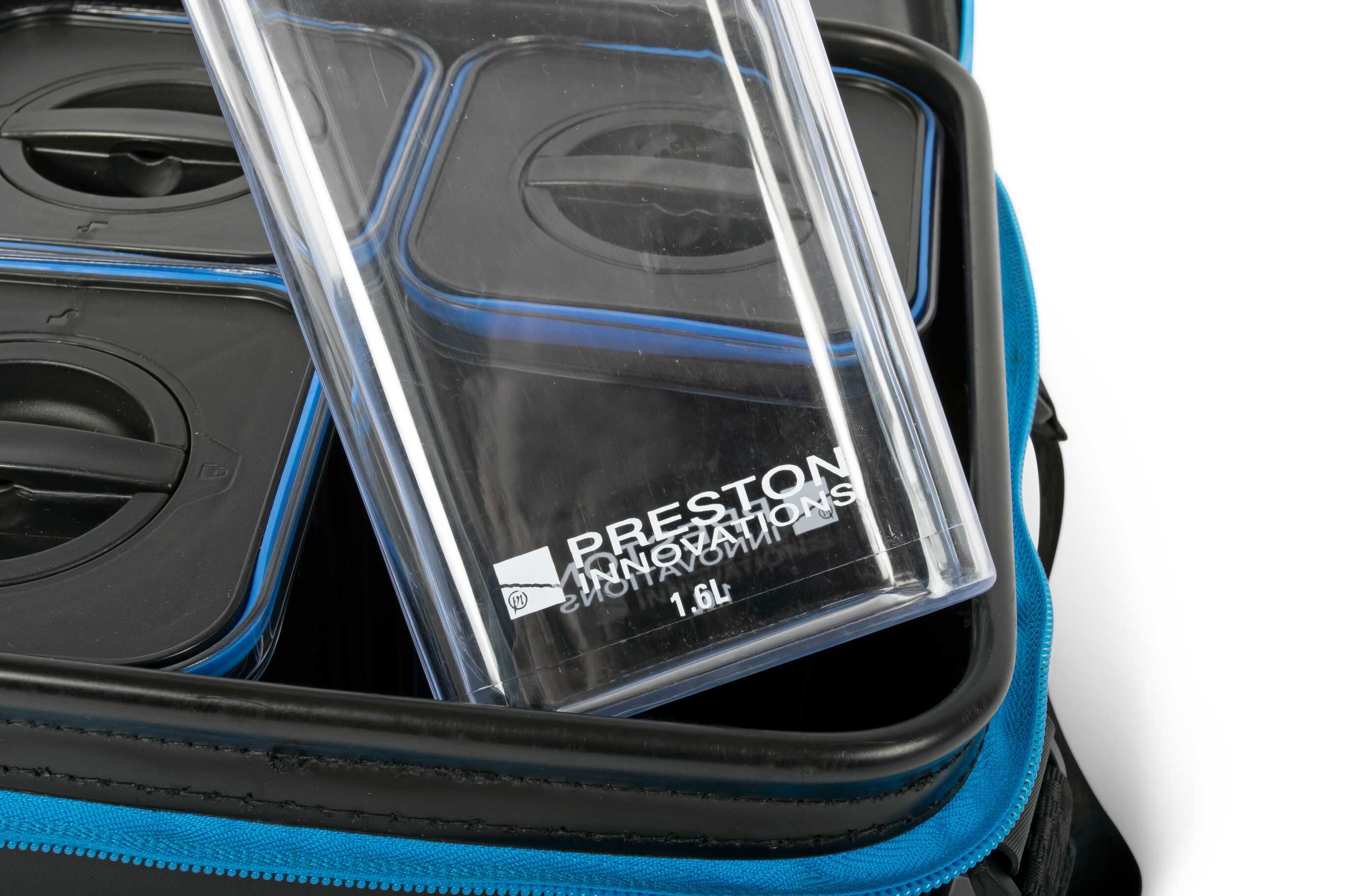 Preston Bolsa Rígida Portacebos (incl. 4 contenedores)