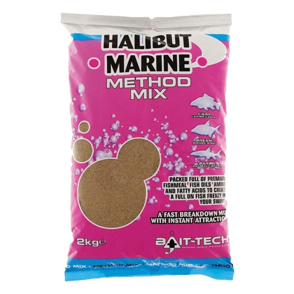 Bait-Tech Halibut Marine Method Mix Cebo (2kg)