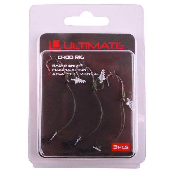 Ultimate Set de Arreglos para Carpa Complete (23 arreglos!) - Ultimate Long Chod Rig