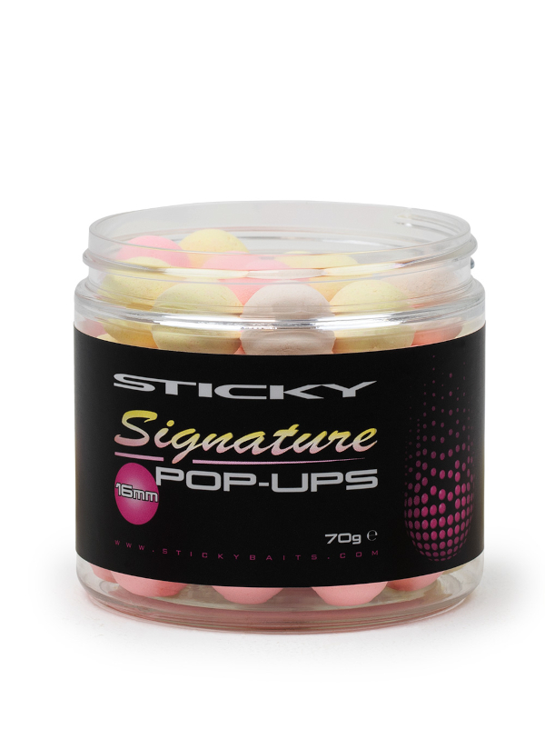 Sticky Baits Signature Pop-Ups Mixed - Signature Pop-Ups 16mm Mixed 70gr Tarro