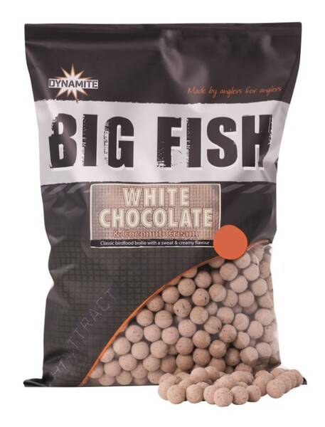 Dynamite Baits White Chocolate Boilies 1 kg (12 mm)