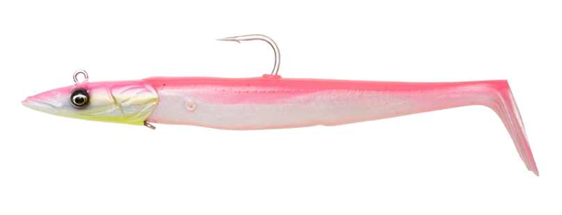 Savage Gear Sandeel V2 2P1 Shad 18cm (86g) - Pink Pearl Silver