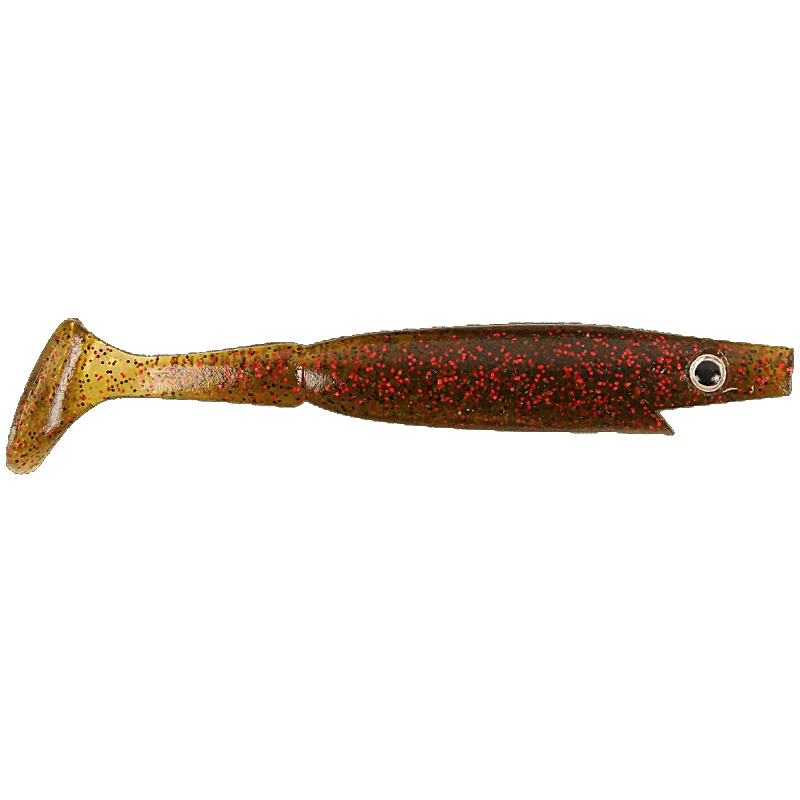 Strike Pro Piglet Shad 10 cm 7 g (6 pzas.) - Watermelon Red Flake