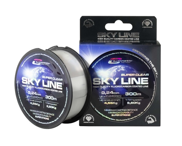 Cinnetic Skyline Clear Fluorocarbono (300m)