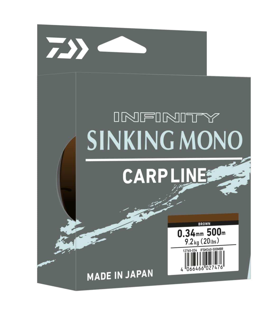 Daiwa Infinity Sinking Brown Línea de Nailon