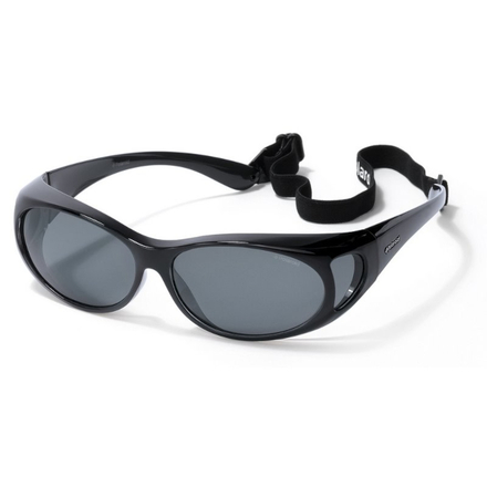 Polaroid Suncover Fitover P8900 Black Gafas de Sol (Grey Lens)