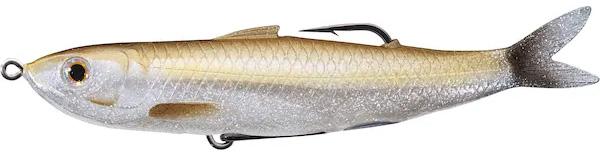 Livetarget Lures Hollow Body Shiner Señuelo de Superficie 11.5 cm (14g) - Amber/Silver Flake