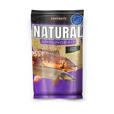 Sonubaits Natural River Cheesy Cebo de Fondo (1 kg)