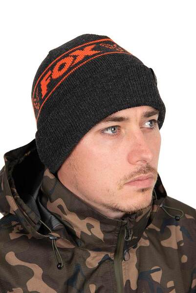 Fox Collection Beanie Gorro de Pesca - Black/Orange