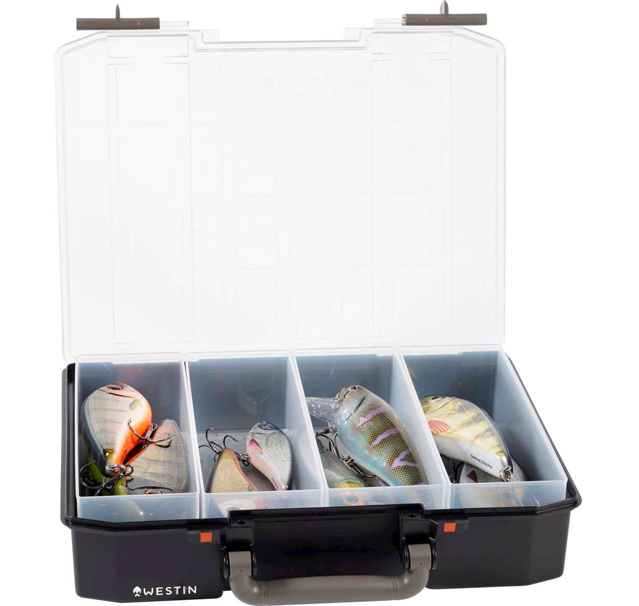 Westin W6 Lure Vault Tacklebox - 7,9x33,7x27,8cm (4 insertos)