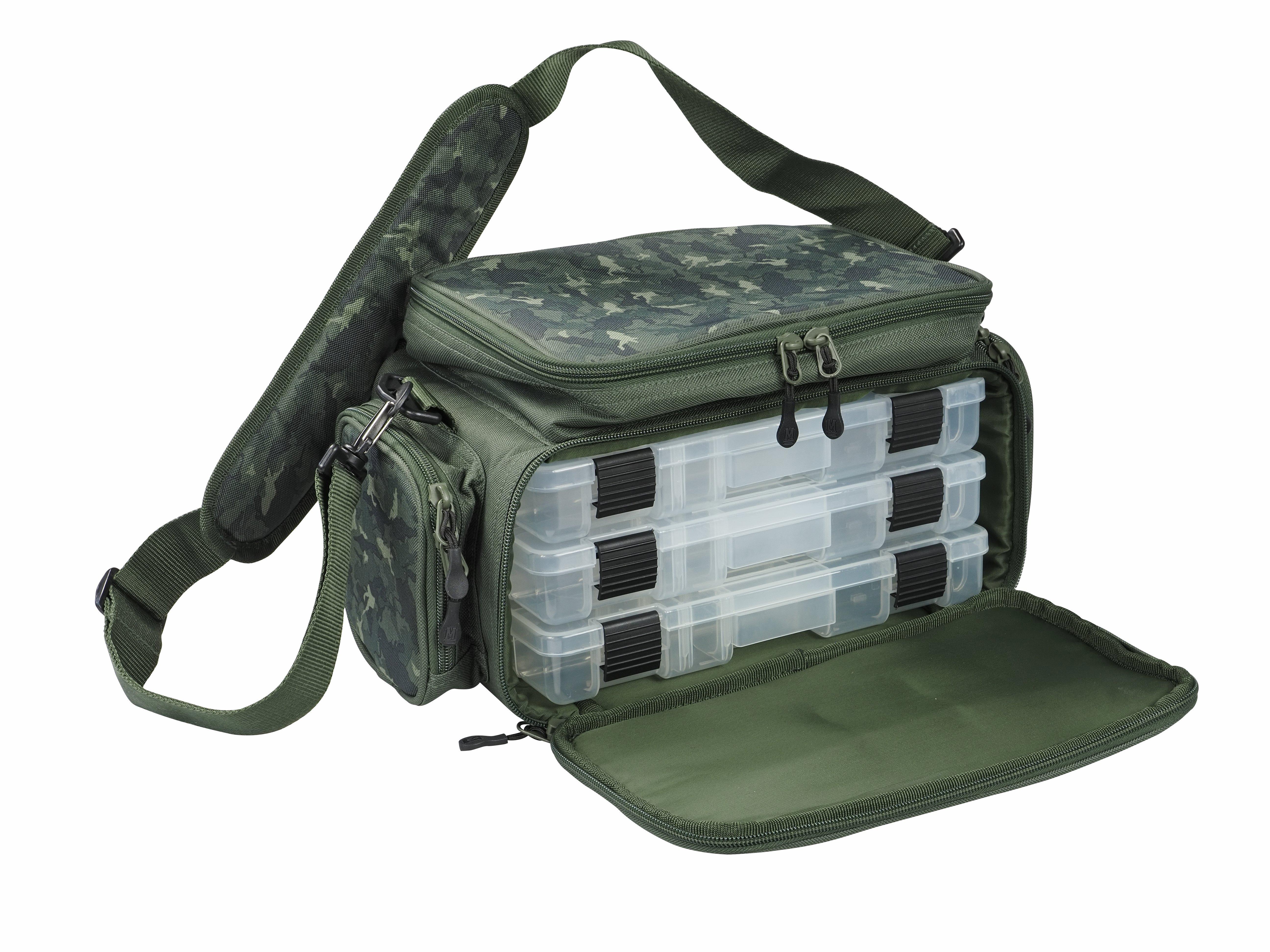 Mitchell MX Camo Stacker Bolsa de Pesca (Incl. Tackleboxes)