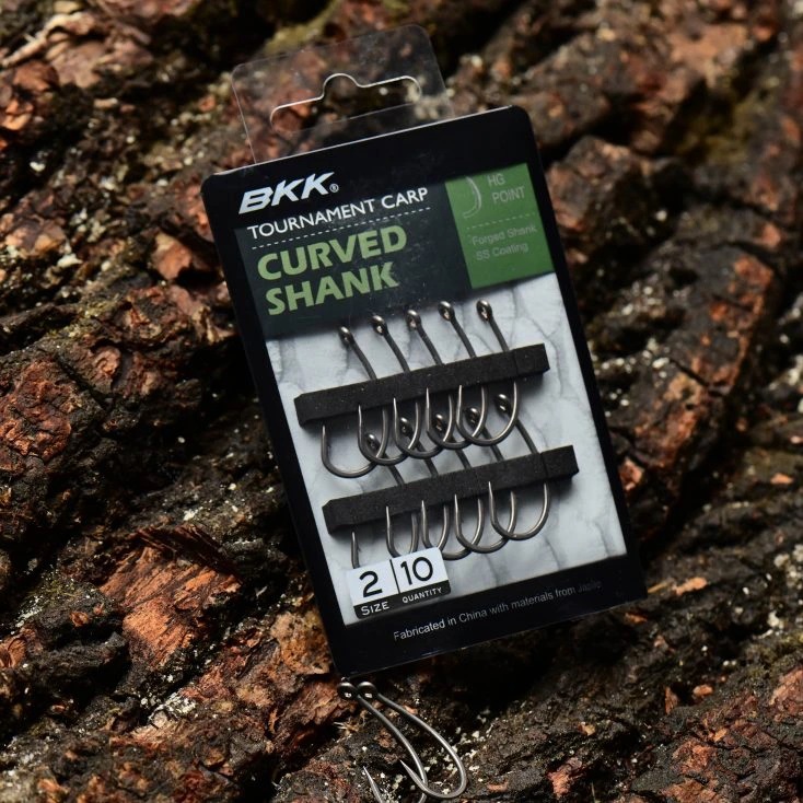 BKK Curved Shank Anzuelo para Carpas (10 pzas.)