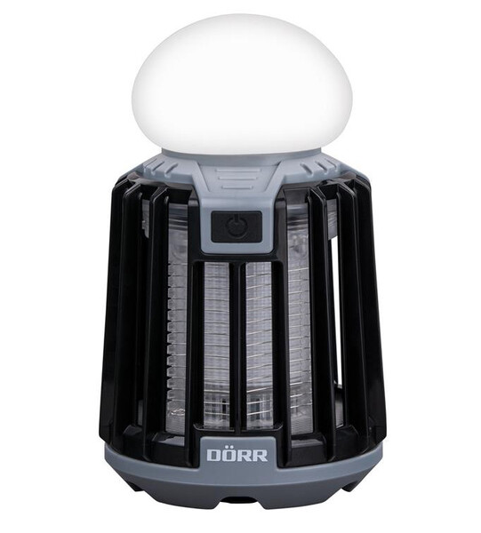 DÖRR Linterna LED para Campamento Anti Mosquito MX-9, lámpara de camping con luz ultravioleta anti-mosquitos, perfecta para la pesca nocturna y las vacaciones.