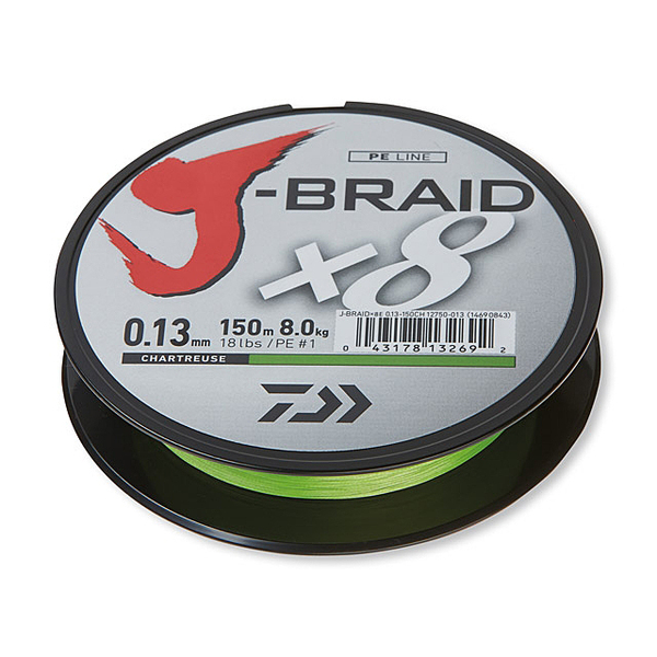 Daiwa J-Braid X8 línea trenzada