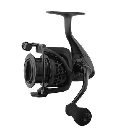 Okuma Custom Black Carrete Feeder CLXF-55 FD + Alu bobina de reserva