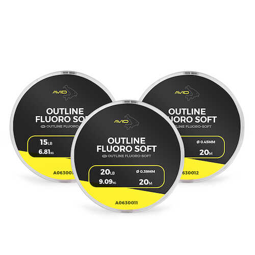 Avid Outline Fluoro-Soft Material de Líder 20m
