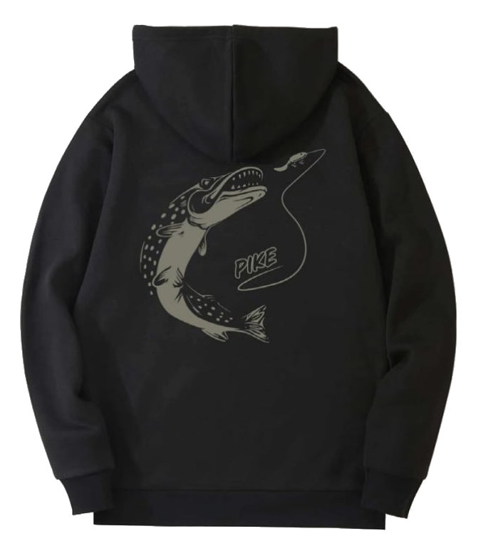 Fladen Hoody Jacket Black Pike Chaqueta de Pesca