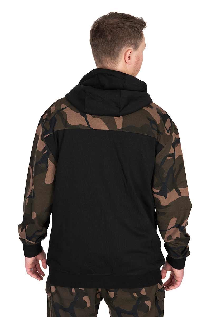 Fox LW Black/Camo Split Hoody con Cremallera