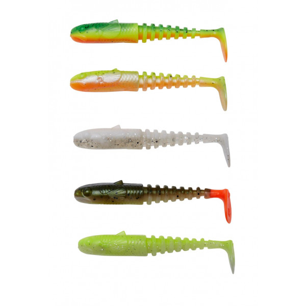 Savage Gear Gobster Shad Dark Water Mix Shad (5 piezas)