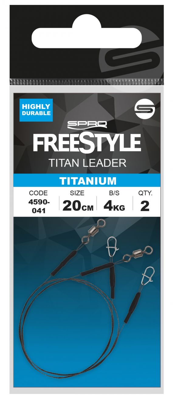 Spro Freestyle Titan Titanium Líder 0,24mm/4kg