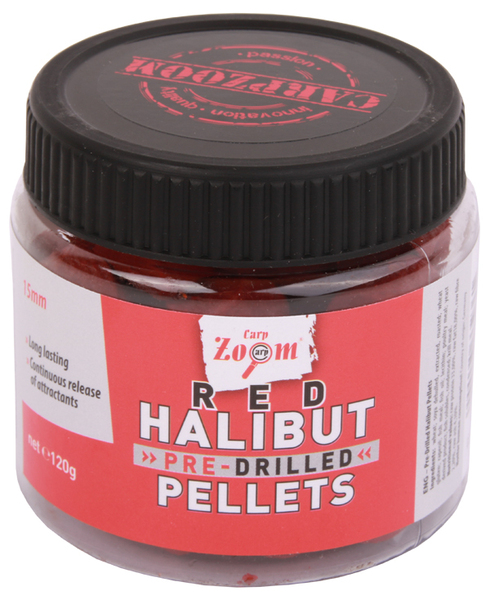 Carp Zoom Pellets Pre-Perforados Red Halibut, 120g