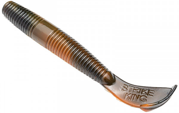 Strike King Rage Ned Cut-R Worm 7,5cm, 6 piezas - Crawdaddy