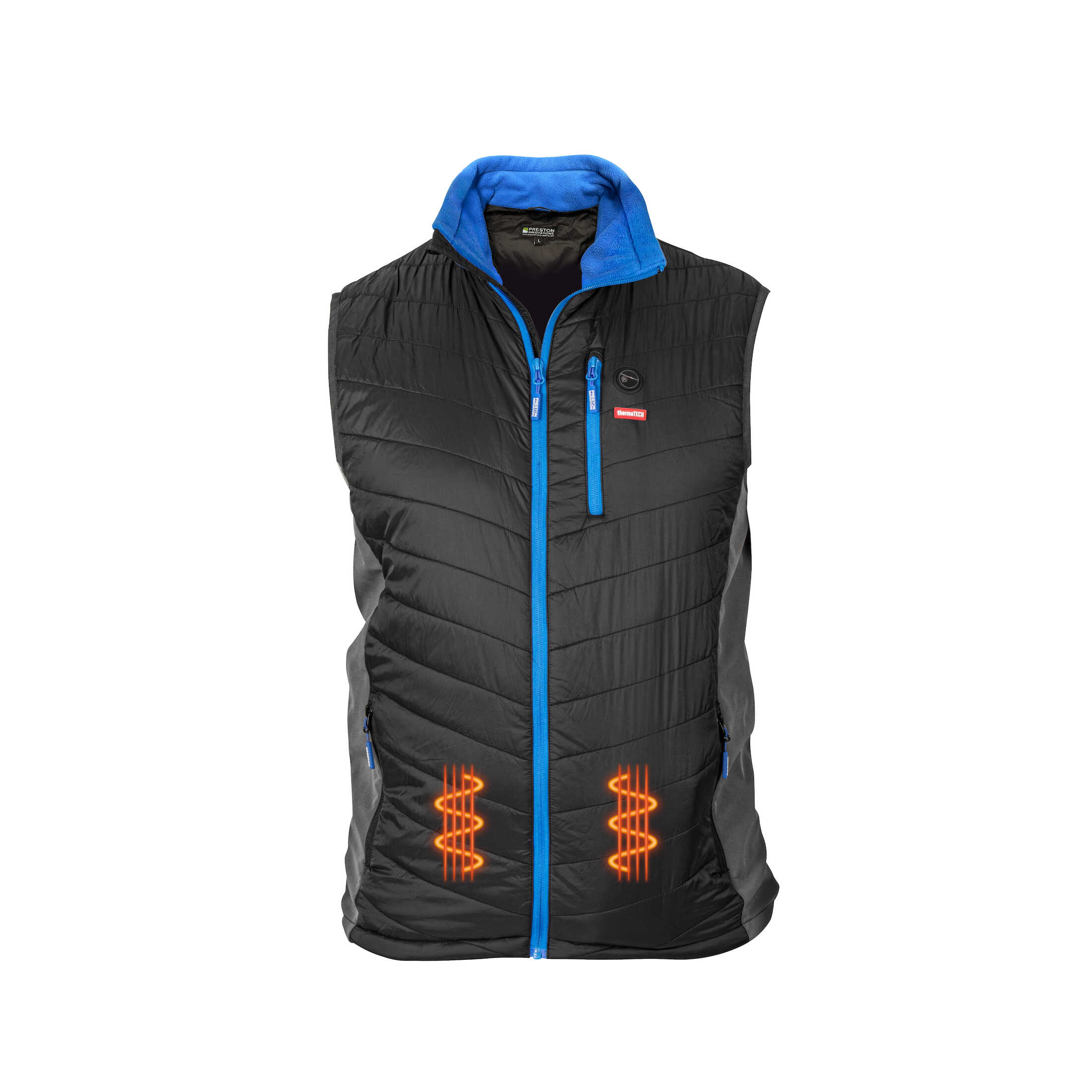 Preston Thermatech Heated Gilet Calentador Corporal (Calentado eléctricamente!)