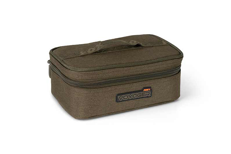 Fox Voyager Estuche Portacebos para 8 tarros (incl. 8 tarros)