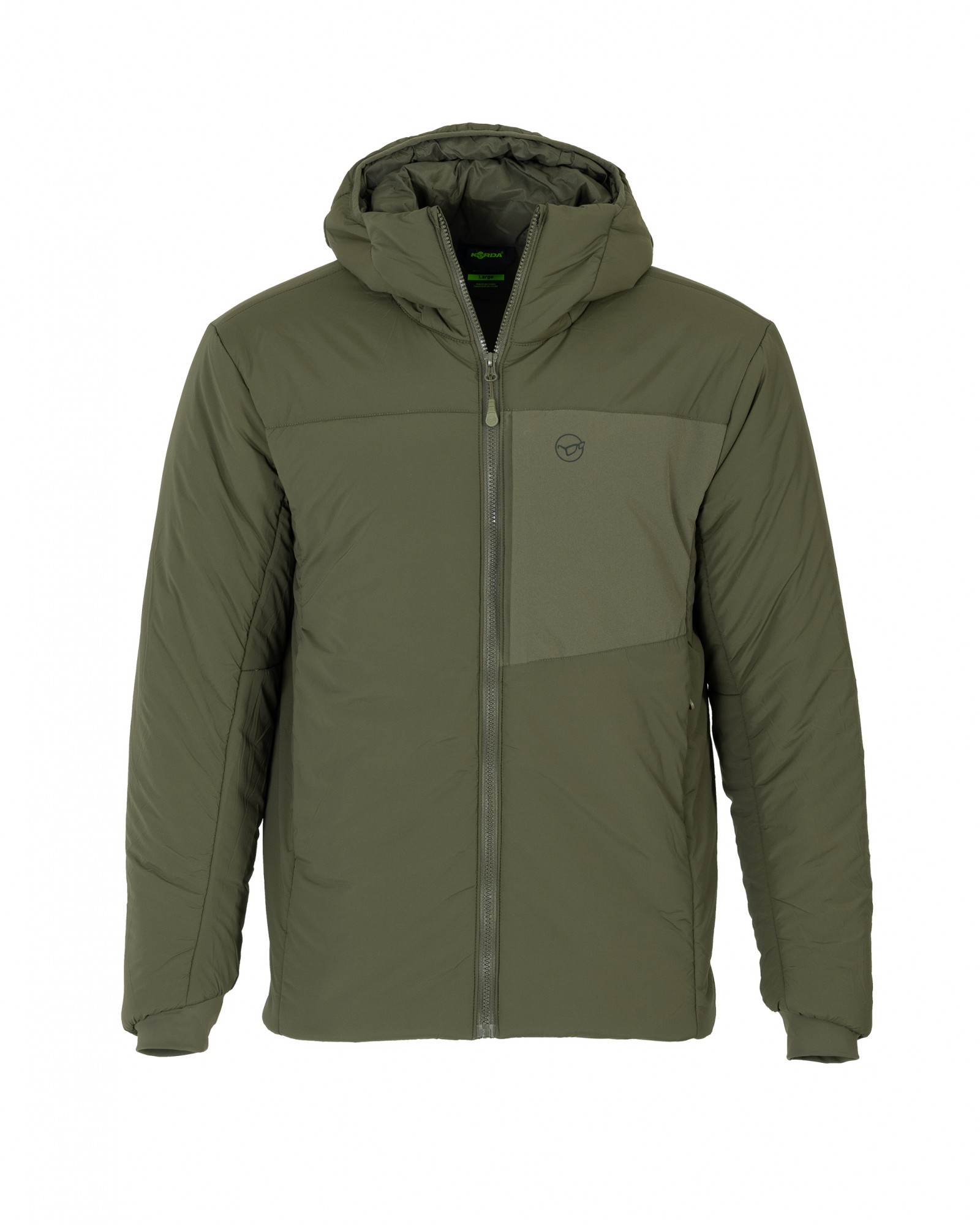 Korda Chaqueta Aislada con Capucha Verde Oliva