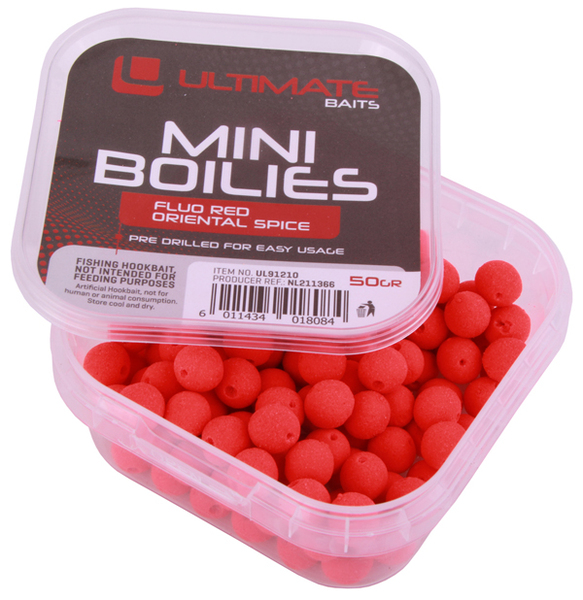 Ultimate Baits pre-perforados Mini Boilies 9mm