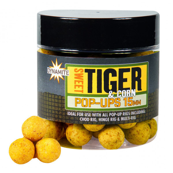 Dynamite Baits Sweet Tiger & Corn Pop-ups (15mm)