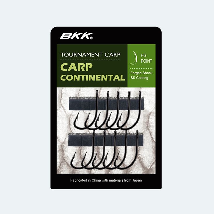 BKK Carp Continental Anzuelos para Carpa (10 pzas.)