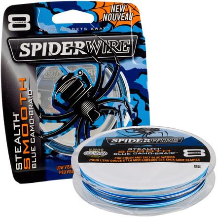 Spiderwire Stealth Smooth 8 Blue Camo Trenzada