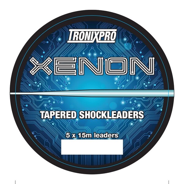 Tronixpro Xenon Tapered Leaders Clear 15 m (5 pzas.)