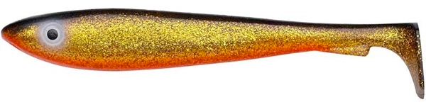 Svartzonker McRubber Shad 23cm, 2 piezas - C2 - Golden Shiner