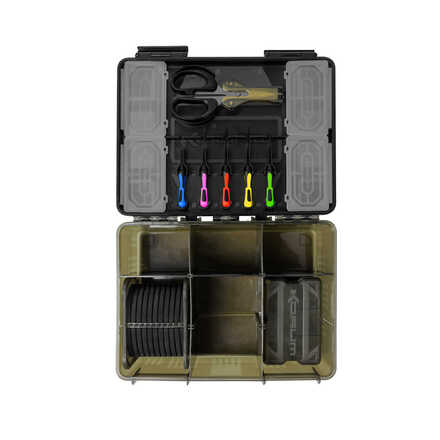 Korum Tackle Blox Fully Loaded Tacklebox (Incl. 8artículos)