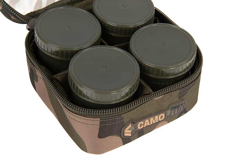 Fox Camolite Estuche Portacebos para 6 botes (incl. 6 botes)