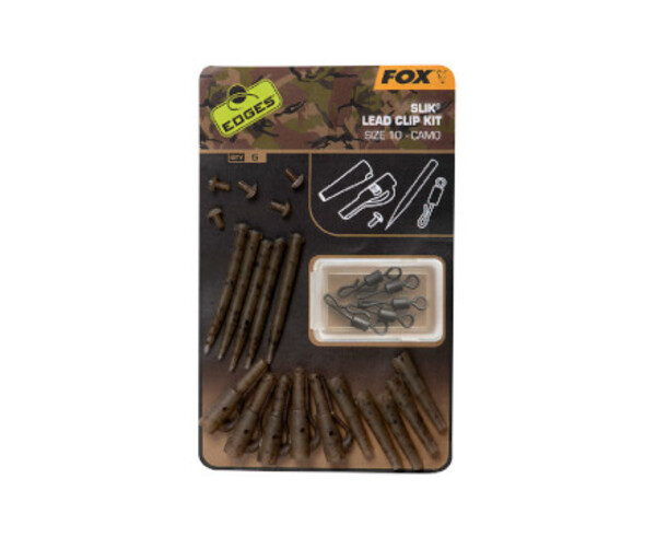 Fox Edges Camo Slik Plomo clip kit 5 piezas