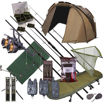 Ultimate Set Mega Completo para Pesca Nocturna de Carpas