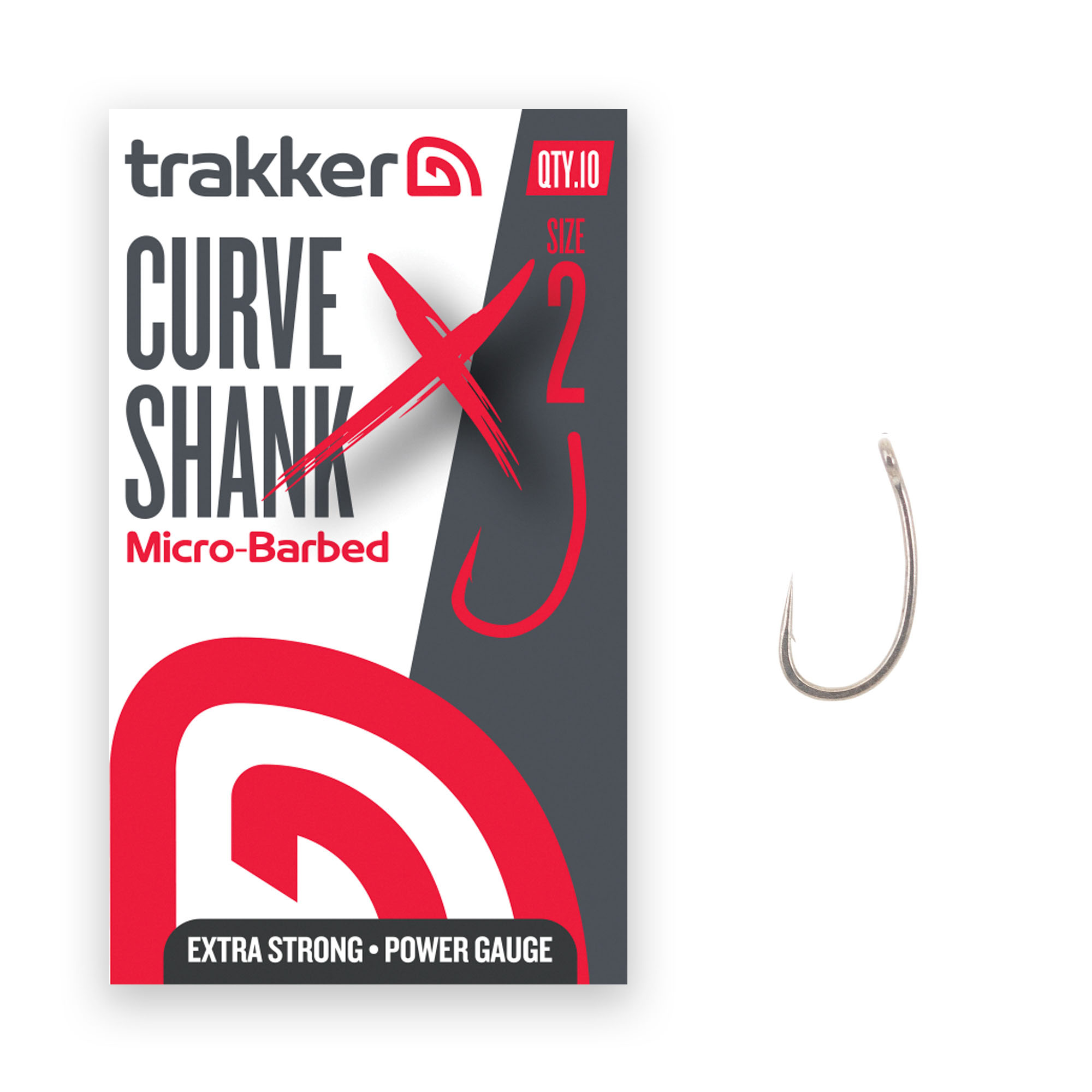 Trakker Curve Shank XS Hooks Micro Barbed (10 piezas)