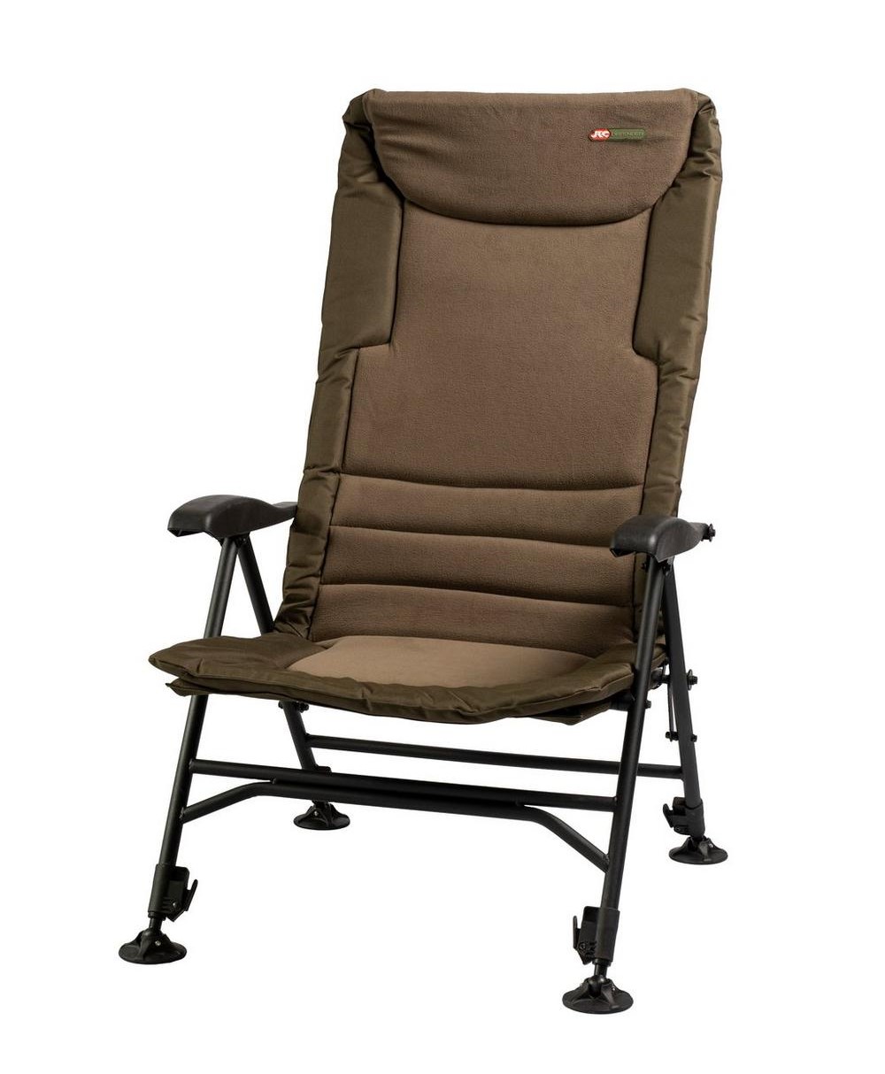 JRC Defender II Relaxa Hi-Recliner Silla con Reposabrazos para Pesca de Carpa