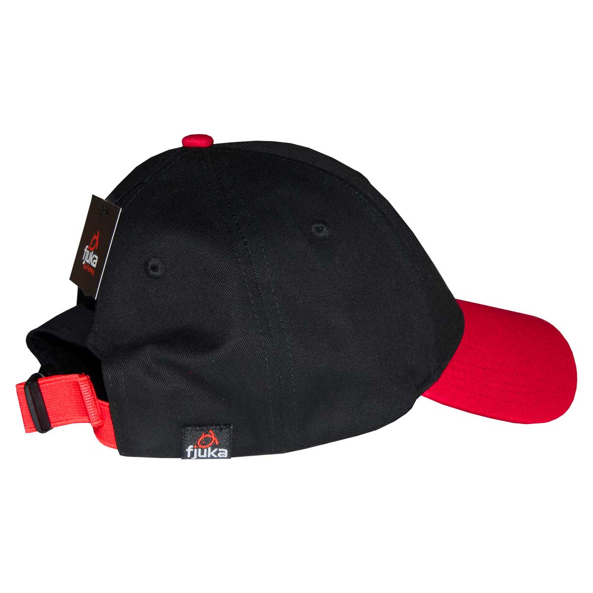 Fjuka Gorra de Pesca en Rojo y Negro