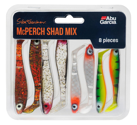 Abu Garcia Svartzonker McPerch Shad Mix (8 piezas)