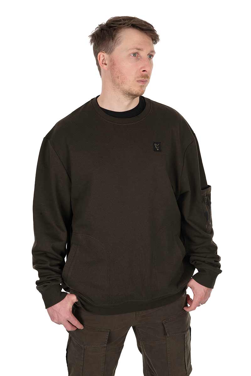 Fox LW Khaki Jumper Sweater de Pesca