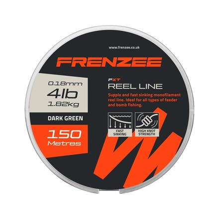 Frenzee FXT Reel Line Nylon Línea para pez Blanco (150m)