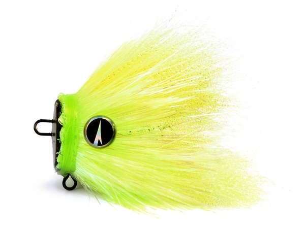 VMC Mustache Rig X1 M Jighead Sin Plomo 20 g - UV Chartreuse