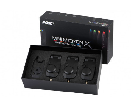 Fox Mini Micron X Set Alarma de Mordida para 3 Cañas