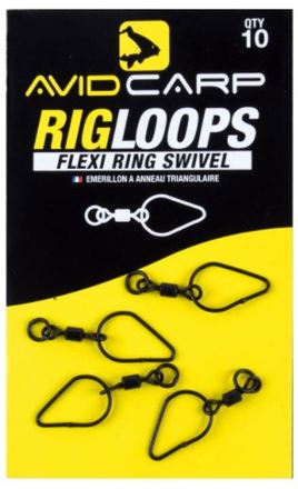 Avid Carp Rig Loops Flexi Ring Swivel